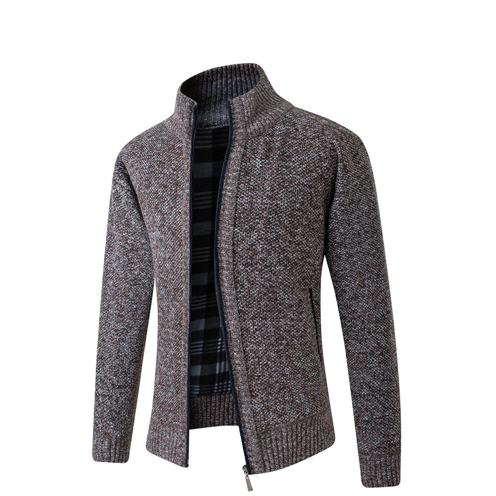 Men's slim knit cardigan