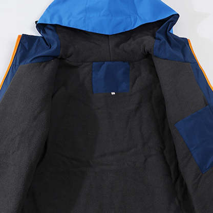 Fleece-lined outdoor reflective jacket