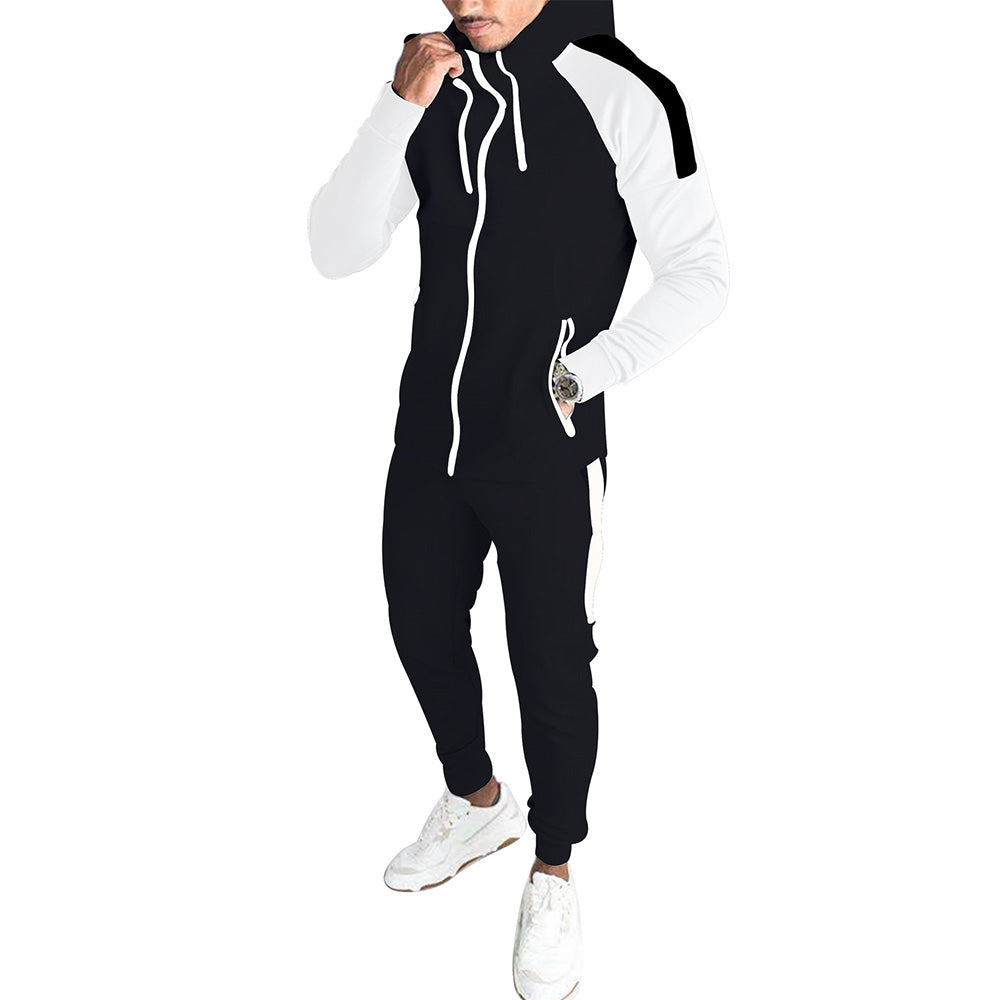 Autumn new three-color men's sports and leisure suit