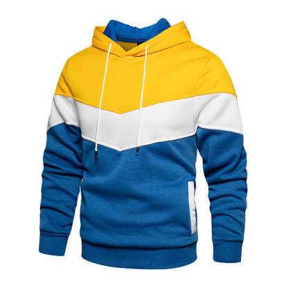 Couple's Fashion Colorblock Fleece Sweatshirt