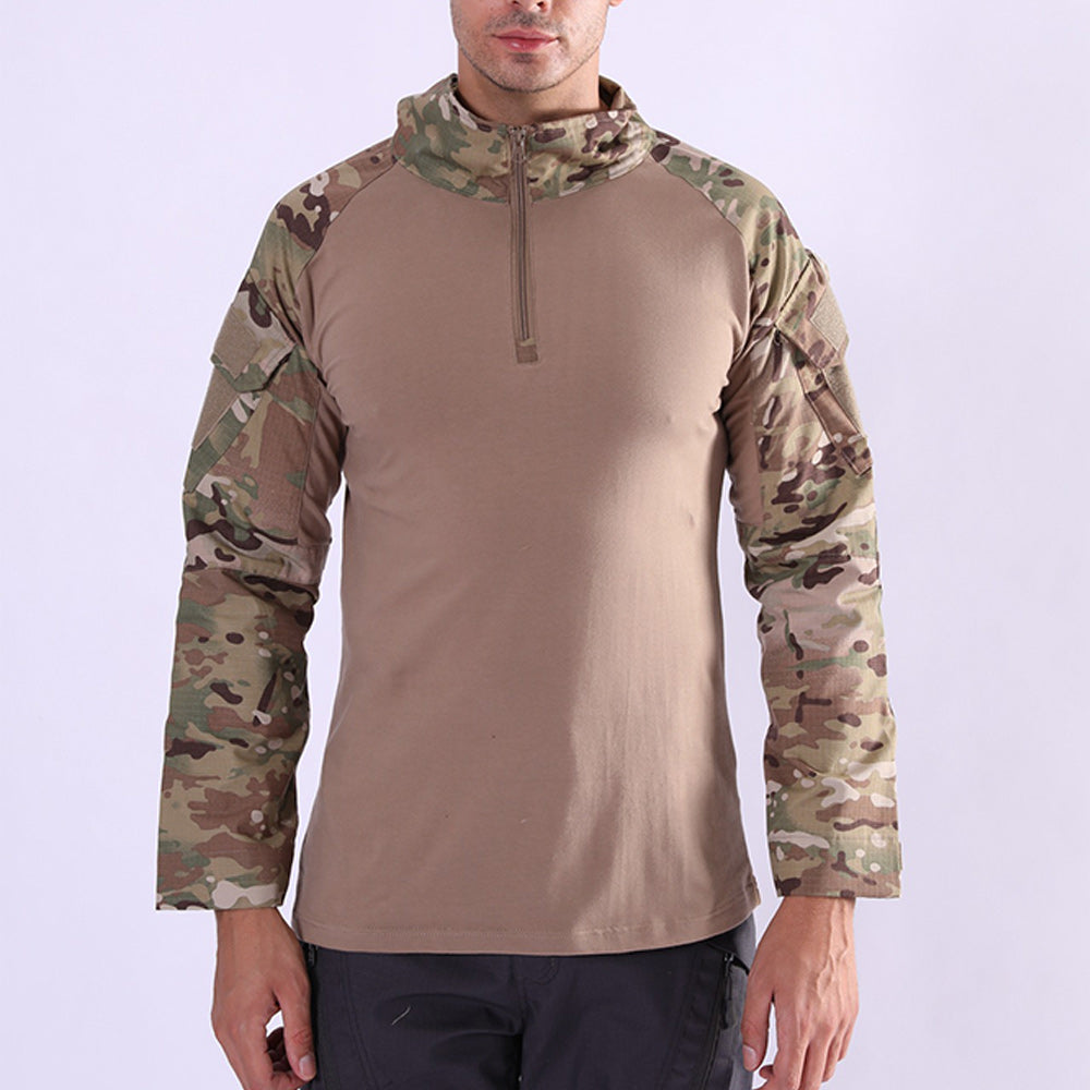Men's Camo Uniform Tactical Long Sleeve