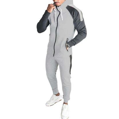 Autumn new three-color men's sports and leisure suit