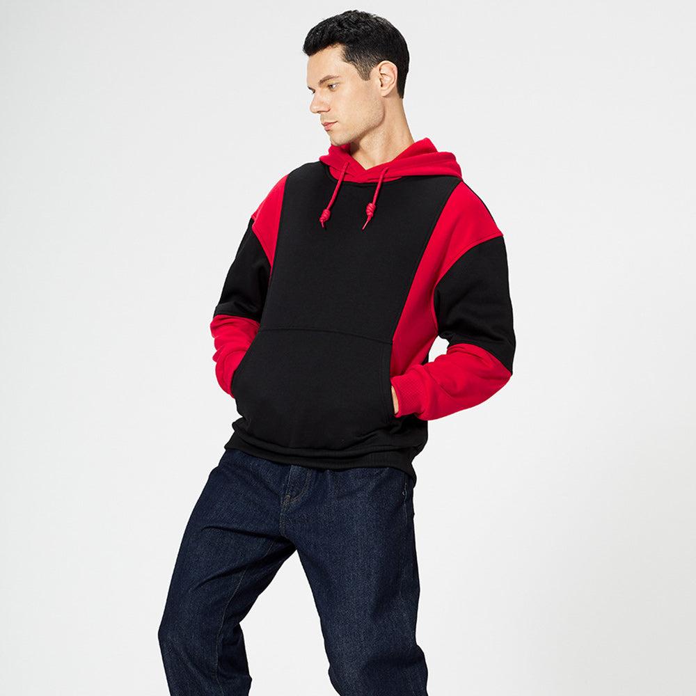 New Fashion Colorblock Men's Trendy Hoodie