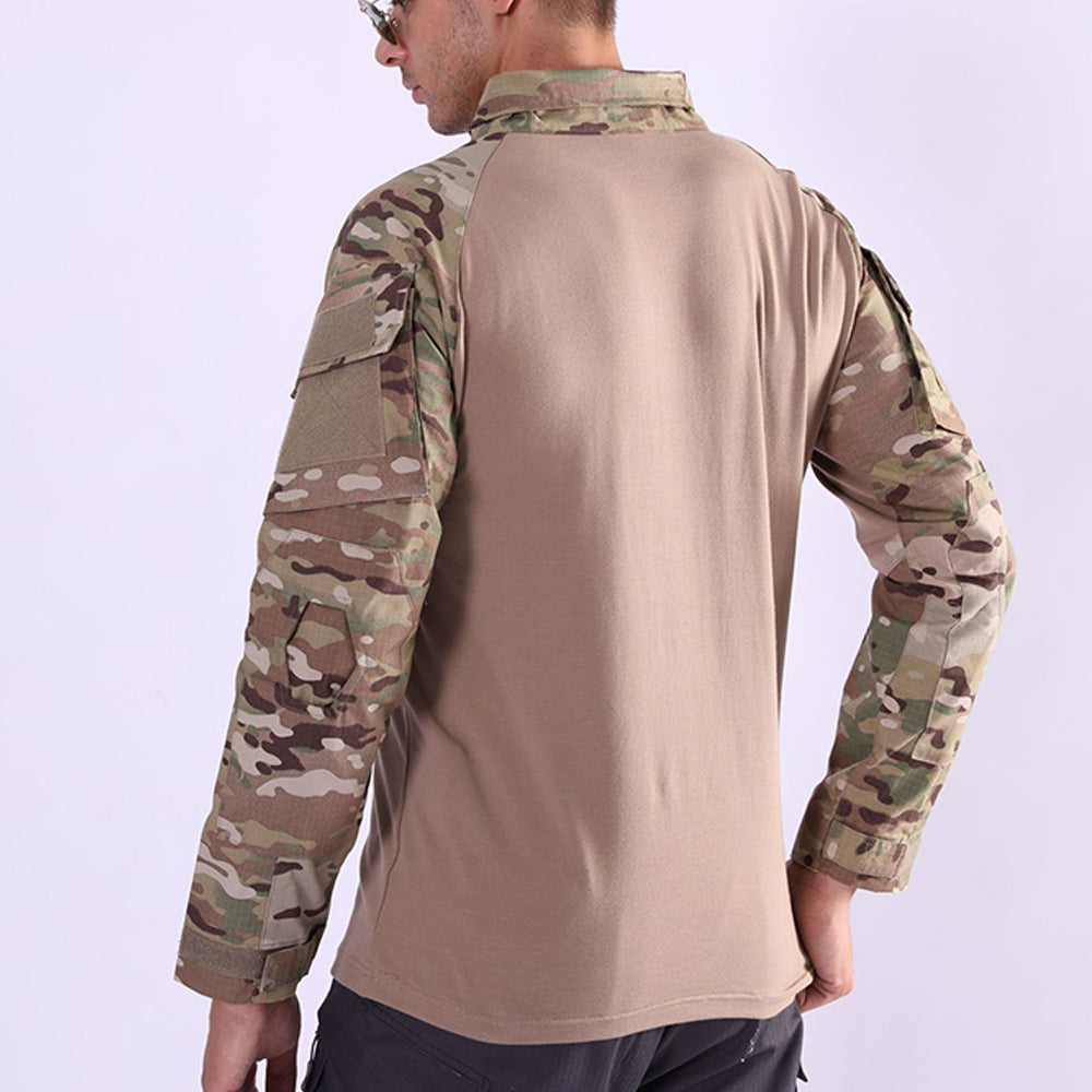 Men's Camo Uniform Tactical Long Sleeve