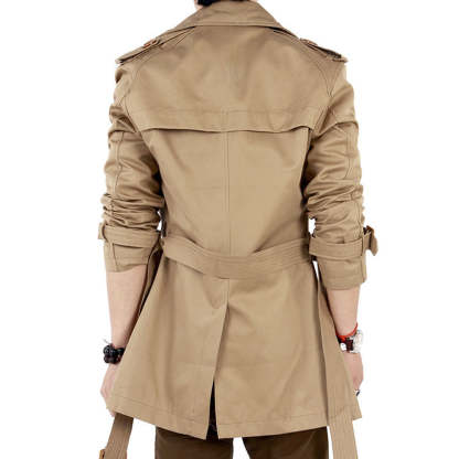 2022 New Men's Slim Solid Color Long Sleeve Windbreaker
