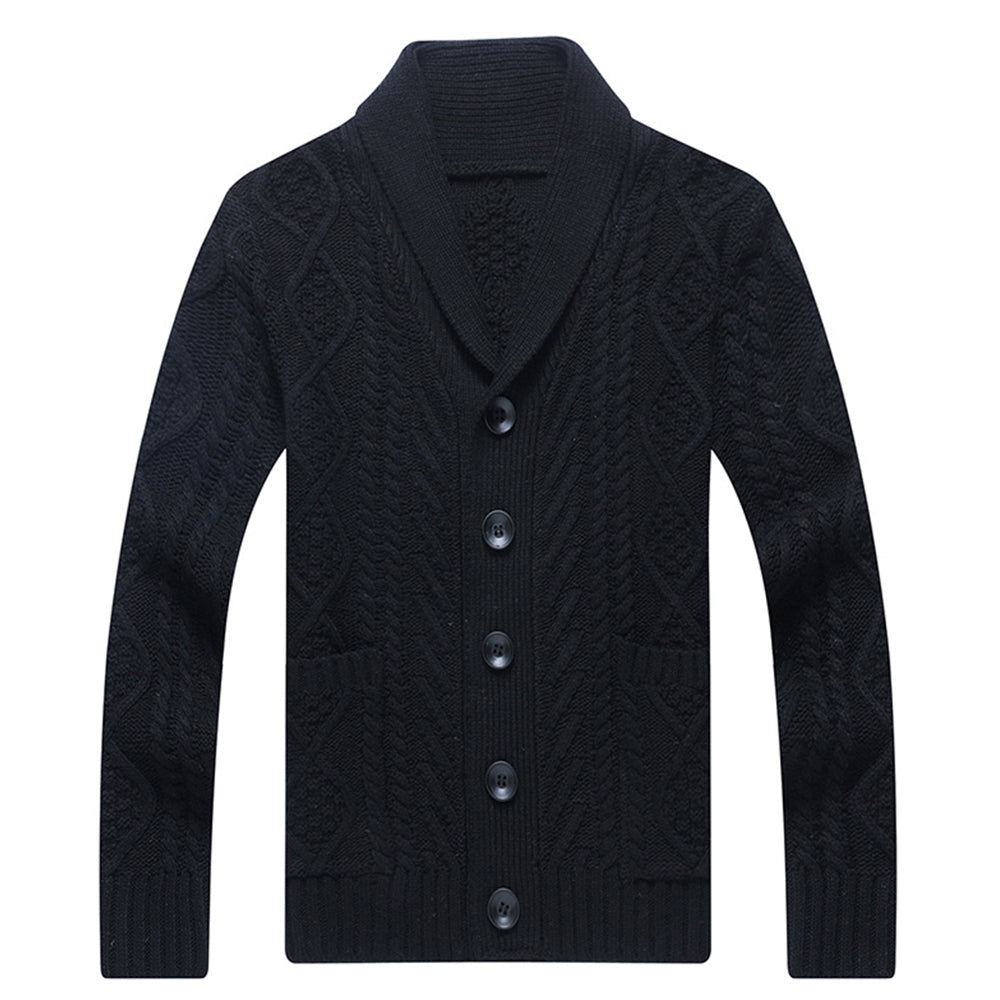 New Men's Fashion Knitted Loose Cardigan