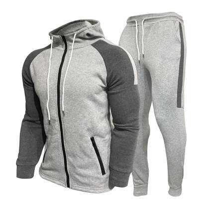 Autumn new three-color men's sports and leisure suit