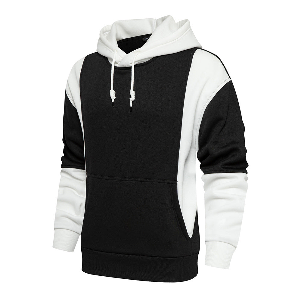 New Fashion Colorblock Men's Trendy Hoodie