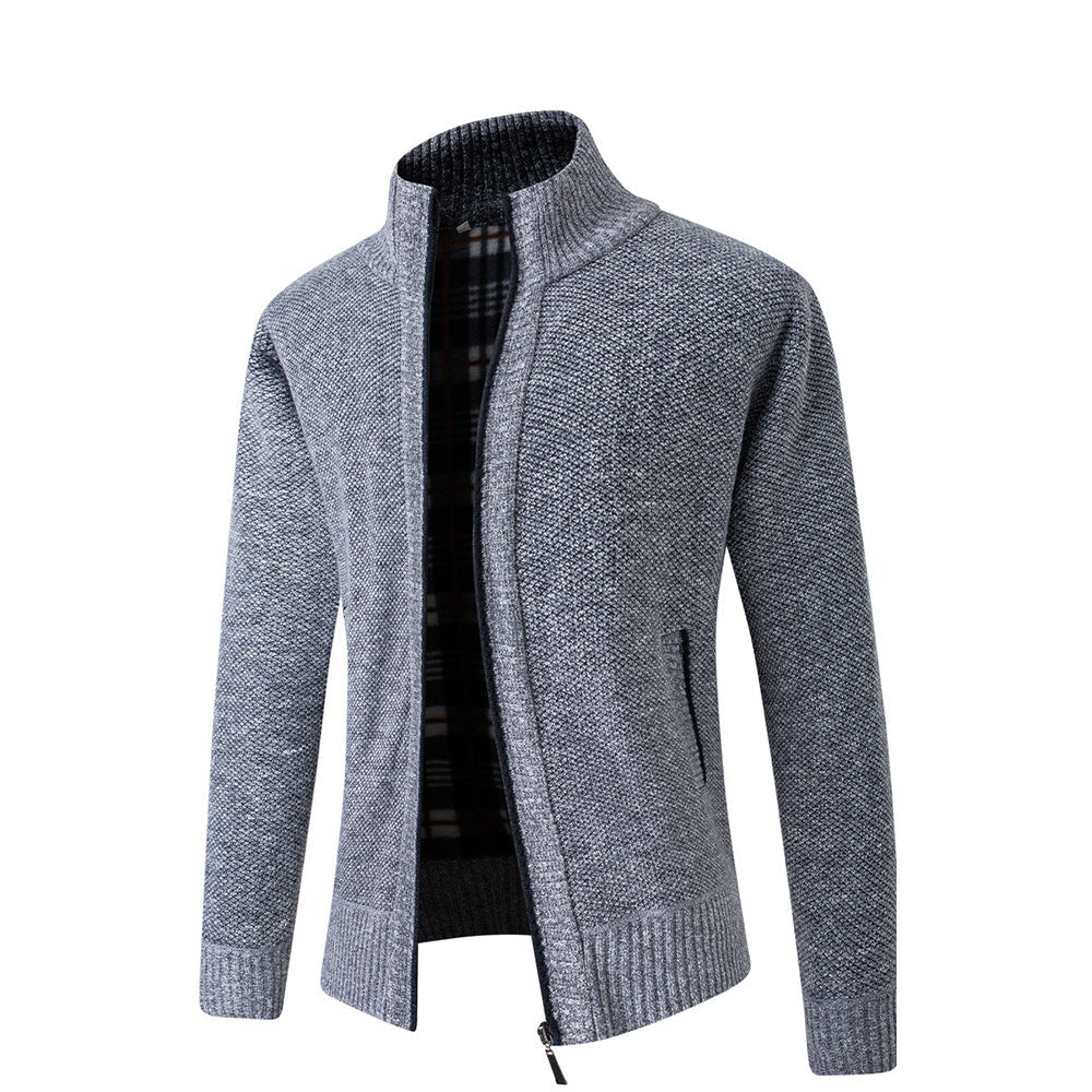 Men's slim knit cardigan