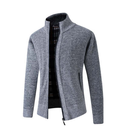 Men's slim knit cardigan