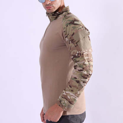 Men's Camo Uniform Tactical Long Sleeve