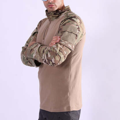 Men's Camo Uniform Tactical Long Sleeve